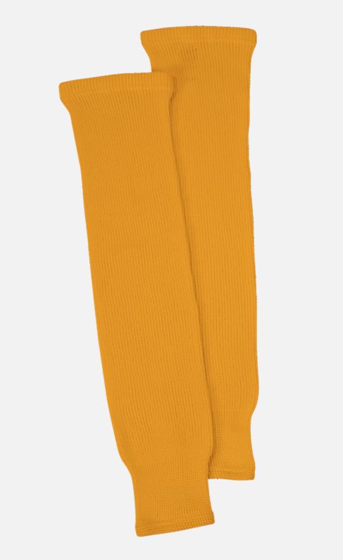 CCM S100P Knit Hockey Socks Apparel CCM Yth (18") Sunflower 