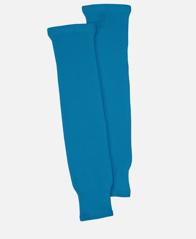 CCM S100P Knit Hockey Socks Apparel CCM Yth (18") Turquoise 