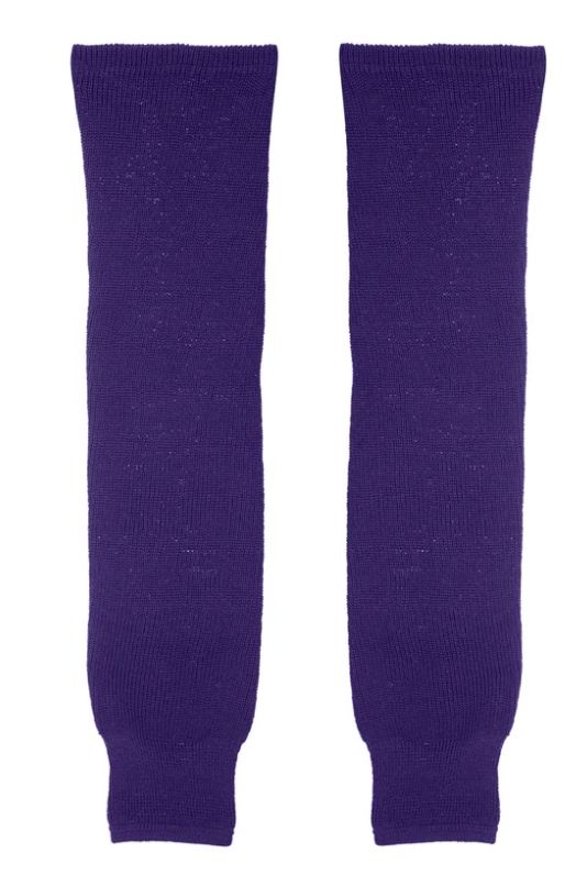 CCM S100P Knit Hockey Socks Apparel CCM Yth (18") Violet 