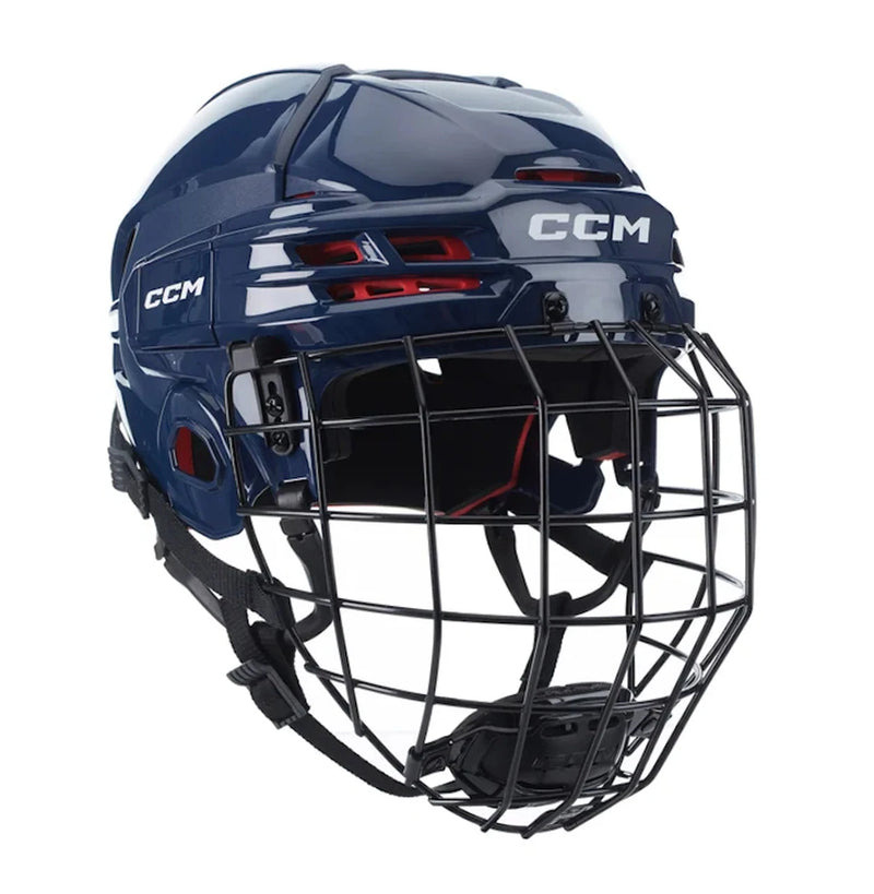 CCM Tacks 70 Combo Helmet Helmets CCM Sr S Navy
