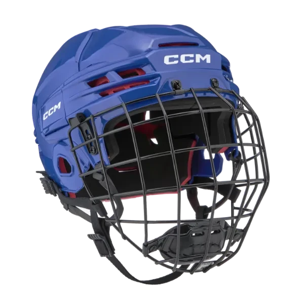 CCM Tacks 70 Combo Helmet Helmets CCM Sr S Royal