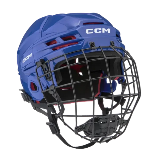 CCM Tacks 70 Combo Helmet Helmets CCM Sr S Royal