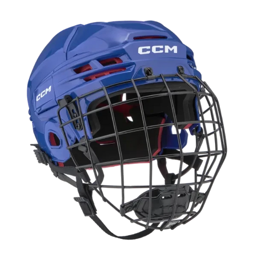 CCM Tacks 70 Combo Helmet Helmets CCM Sr S Royal