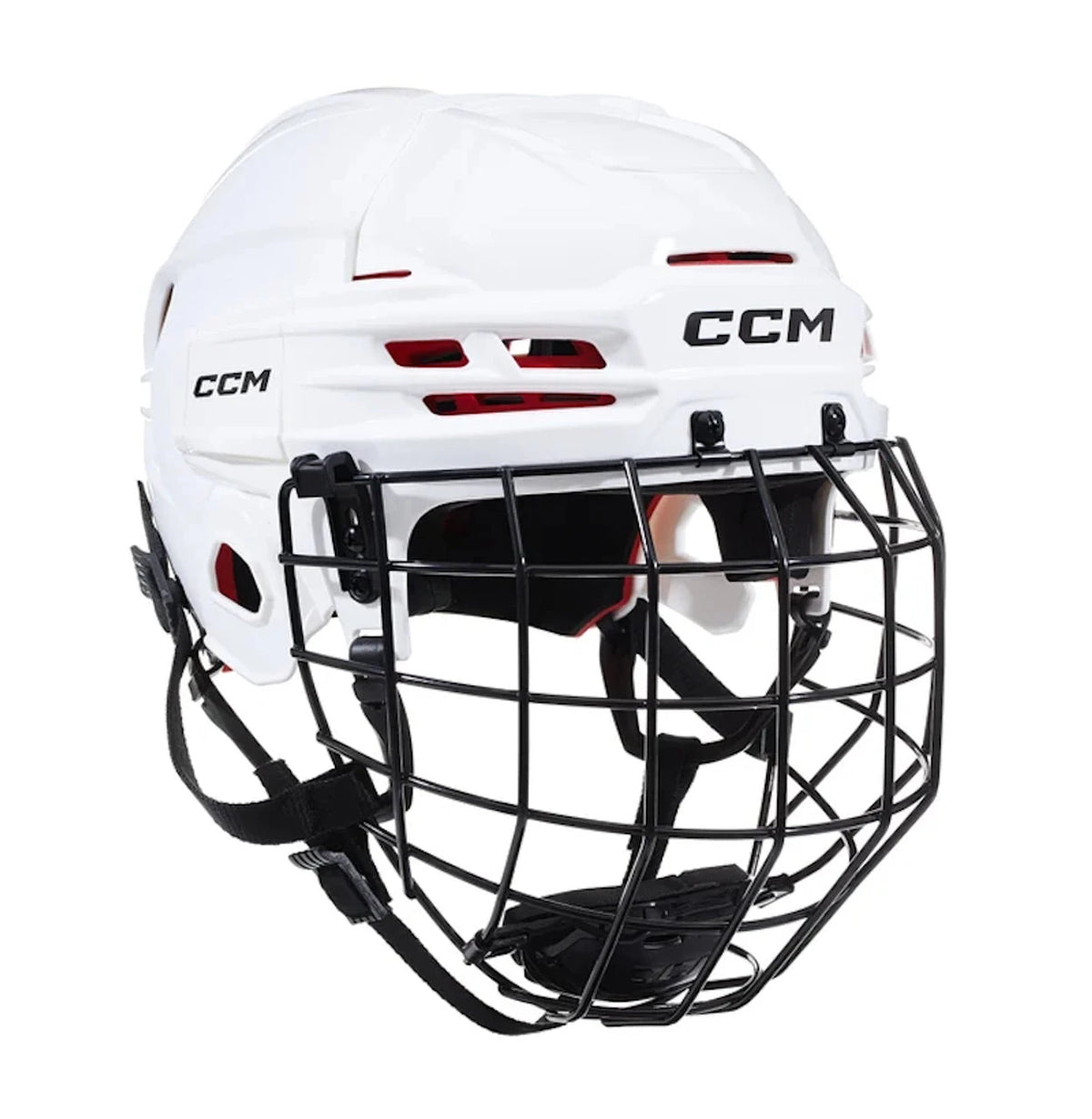 CCM Tacks 70 Combo Helmet Helmets CCM Sr S White