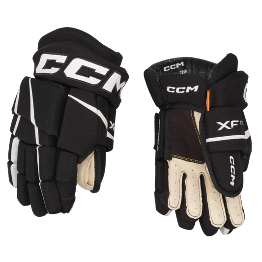 CCM Tacks XF 80 Jr Glove Gloves CCM Black/White 10" 