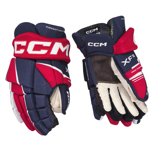 CCM Tacks XF 80 JR Glove Gloves CCM Navy/Red/White 10 