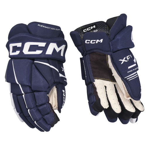 CCM Tacks XF 80 JR Glove Gloves CCM Navy/White 10 