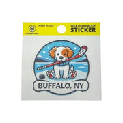 Chillemu Stickers Accessories Chillemu Buffalo Hockey Dog