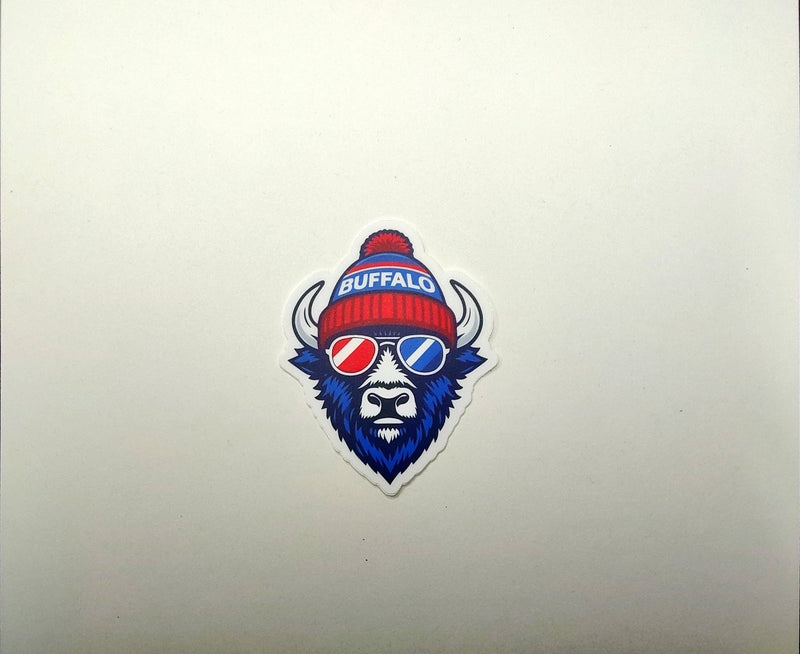 Chillemu Stickers Gifts Chillemu Buffalo Head