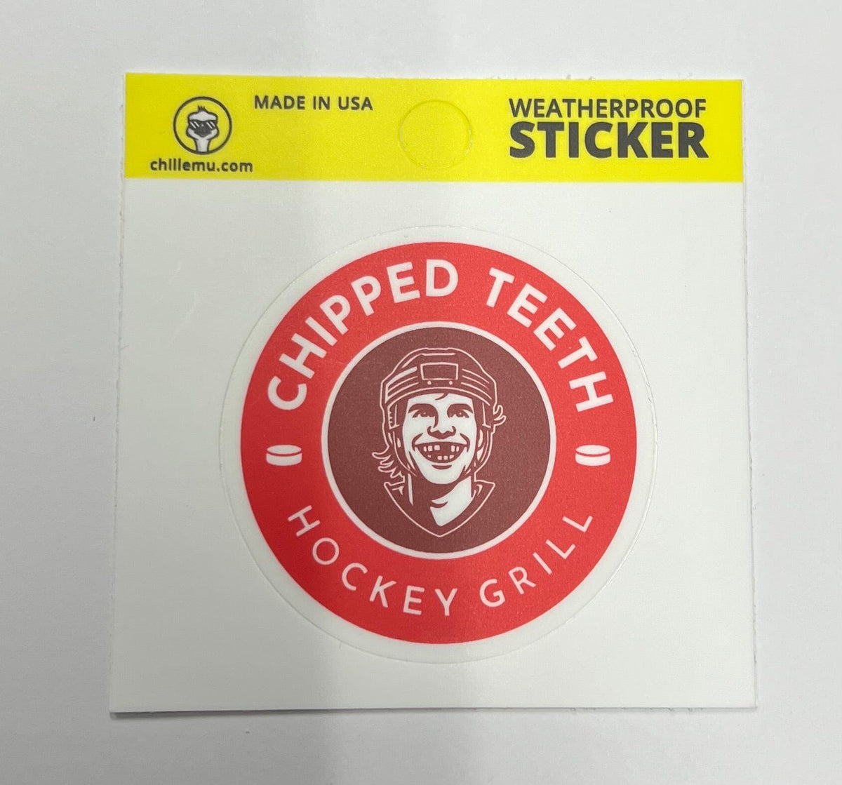 Chillemu Stickers Gifts Chillemu Chipped Teeth