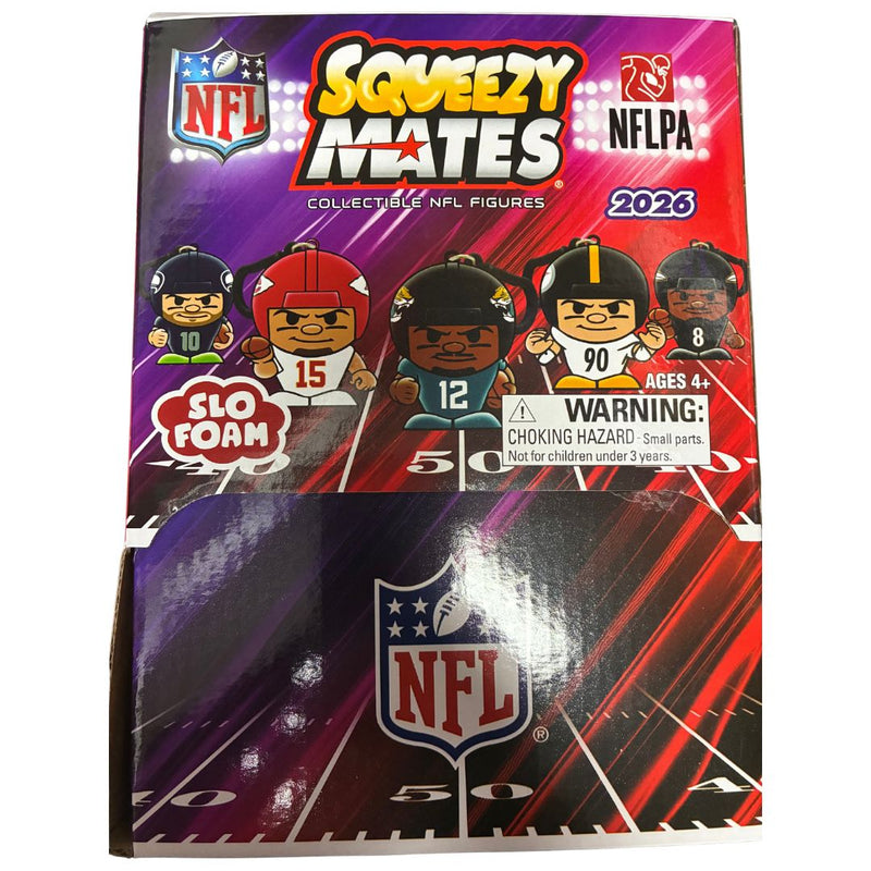 NFL SqueezyMates Gravity Feed Display 2026 The HOCKEY CONNECTION 