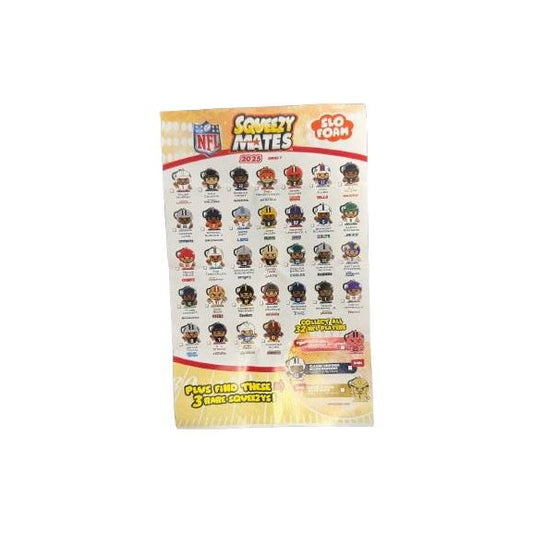 NFL SqueezyMates Series 7 Blind Pack Gifts Party Animal