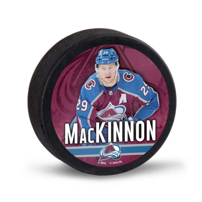 NHL Nathan Mackinnon Puck NHL Item Wincraft 