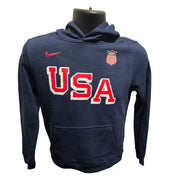 Nike Olympic USA Club Hoodie Apparel Nike Navy Boy's SM