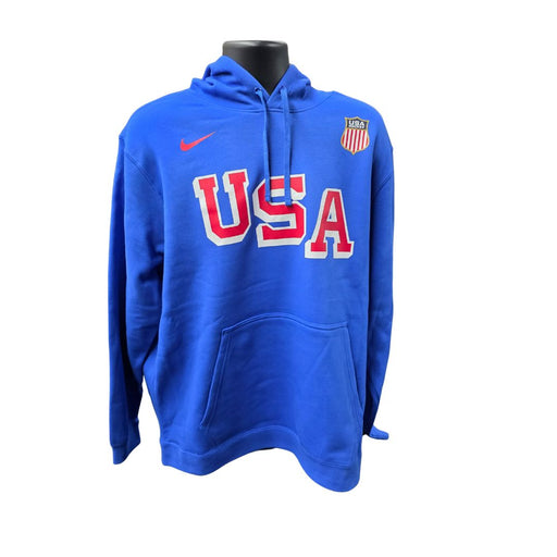 Nike Olympic USA Club Hoodie Apparel Nike Royal Boy's SM