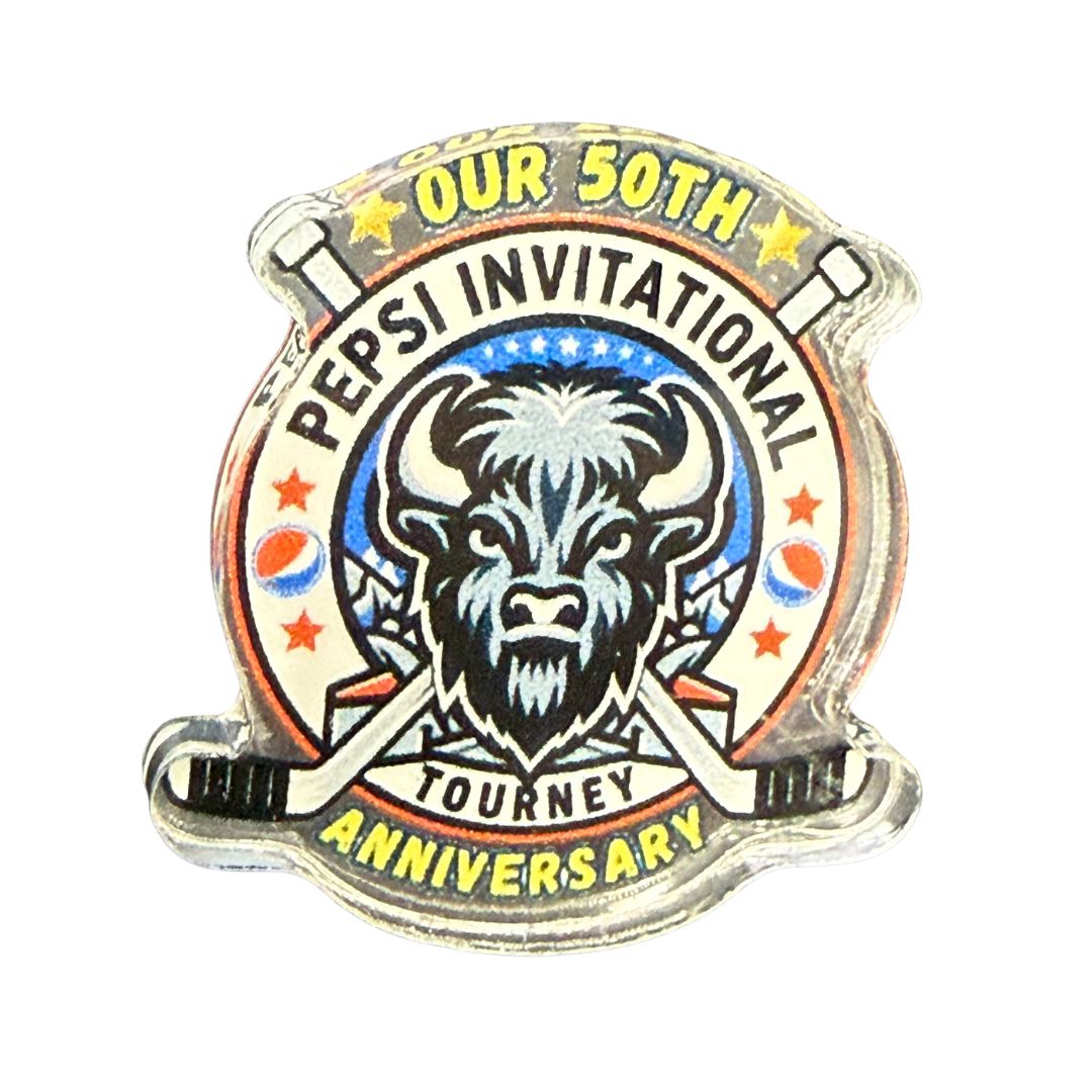Pepsi Tournament 50th Anniversary Pins Gifts Sticker Mule 