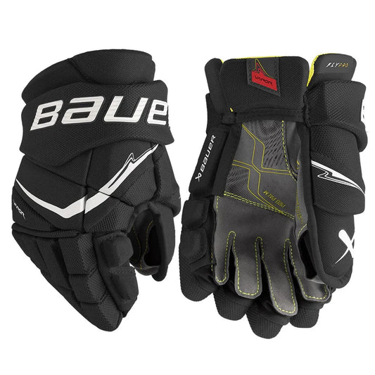 S25 Bauer Vapor FlyPro INT Glove Gloves Bauer Black/White 12" 