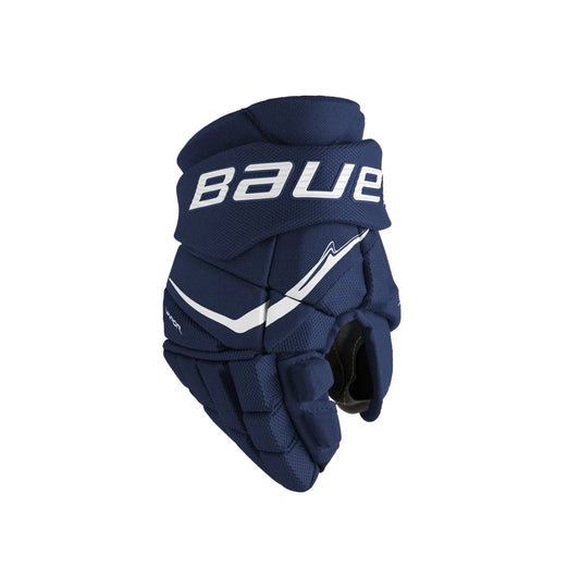 S25 Bauer Vapor FlyPro Jr Glove Gloves Bauer Navy 10" 