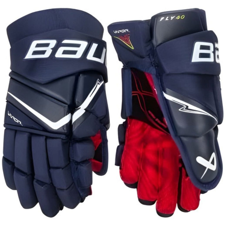 S25 Bauer Vapor FlyPro Sr Glove Gloves Bauer Navy 14" 