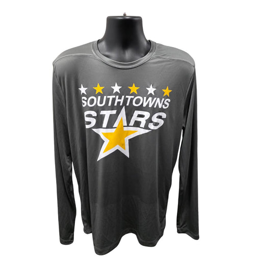 Southtowns Stars Grey AK Long Sleeve Shirt Apparel AK Adult Small 