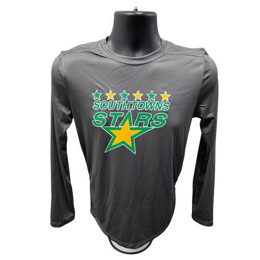 Southtowns Stars Grey AK Long Sleeve Shirt Apparel AK Yth Small 