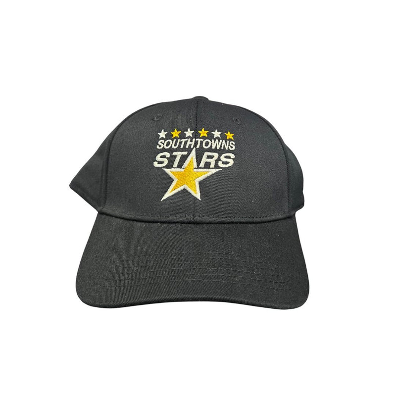 Southtowns Stars Structured Adjustable Snapback Cap Accessories AK Yth Black 