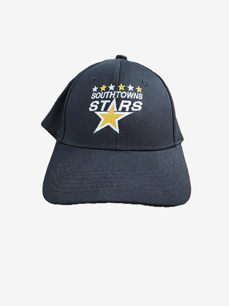 Southtowns Stars Structured Stretch Fit Cap Black Accessories AK Yth 