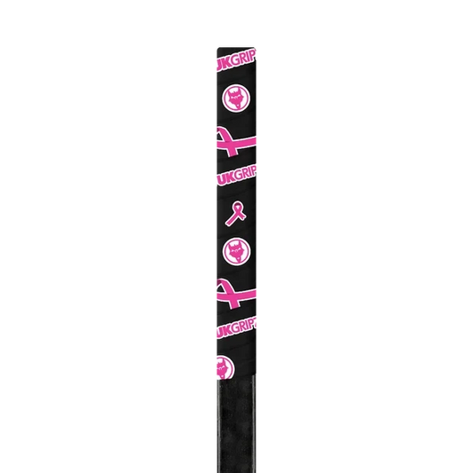 VukGripz Breast Cancer Hockey Grips Tape VukGripz Black/White/Pink Ribbon 