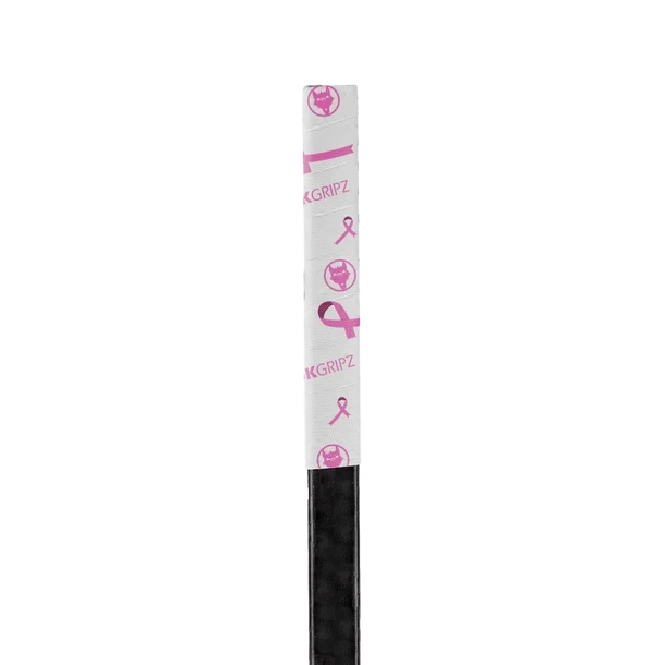 VukGripz Breast Cancer Hockey Grips Tape VukGripz White/Pink Ribbon 