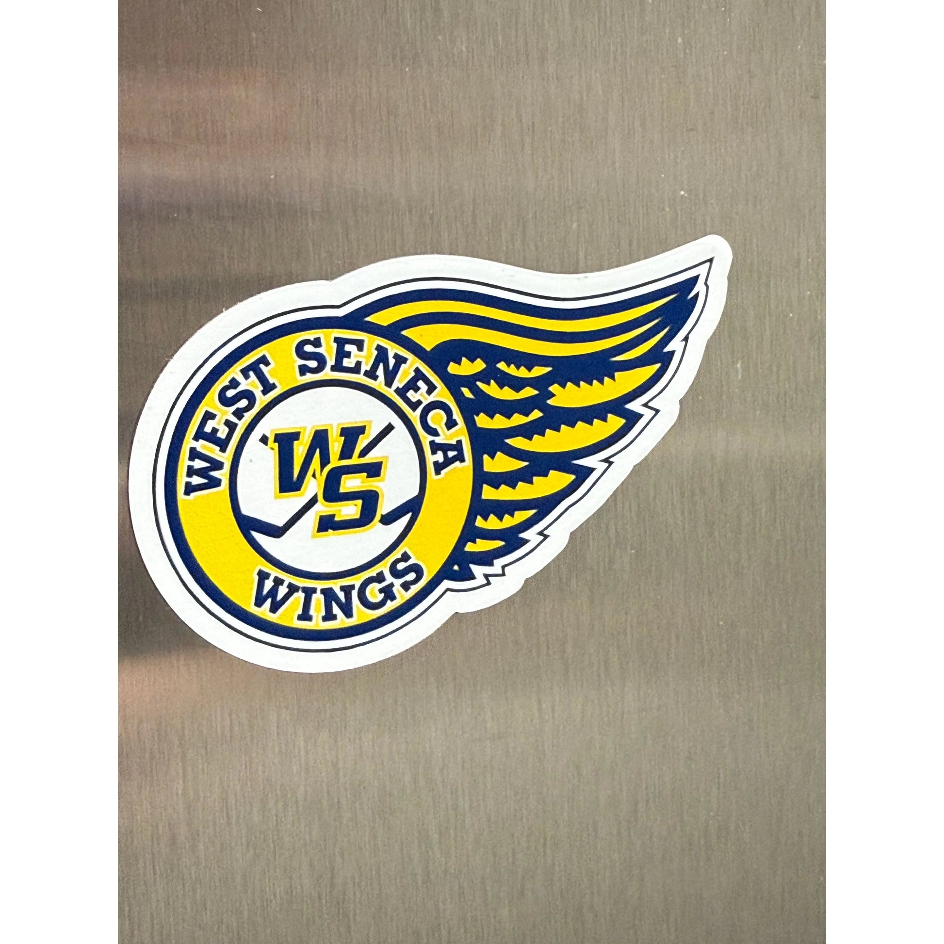 West Seneca Wings Magnet Accessories Sticker Mule