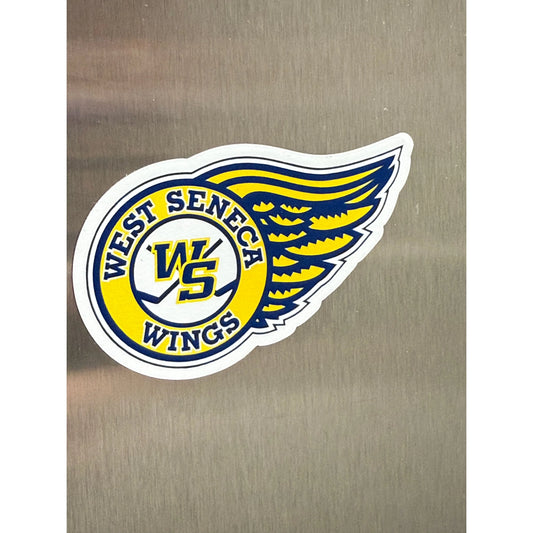 West Seneca Wings Magnet Accessories Sticker Mule