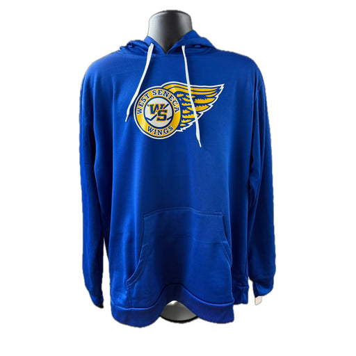 West Seneca Wings Royal AK Hoodie Apparel The HOCKEY CONNECTION 