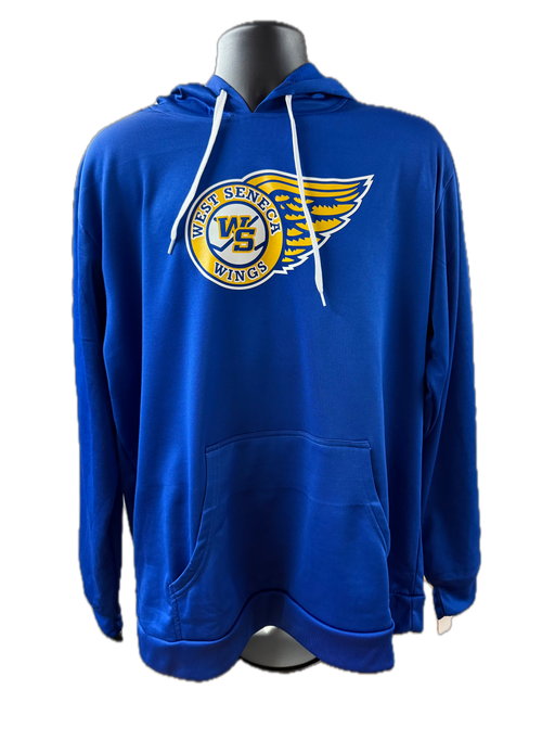 West Seneca Wings Royal AK Hoodie Apparel The HOCKEY CONNECTION 