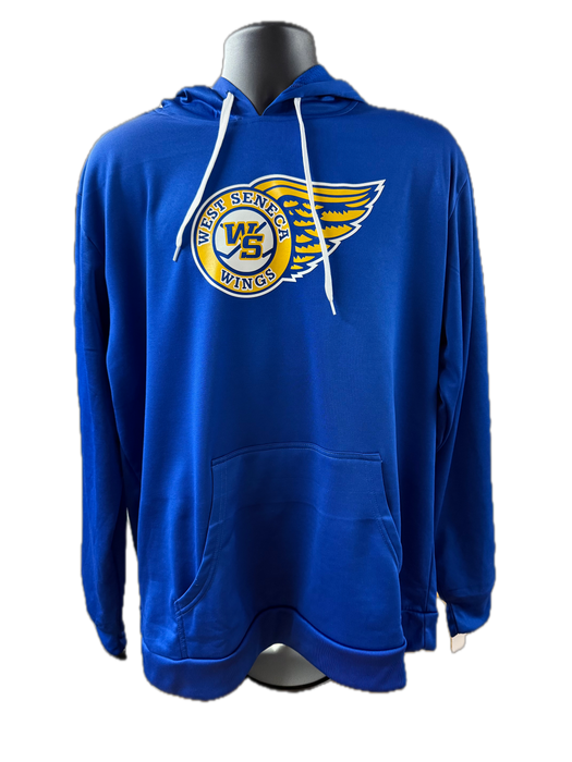 West Seneca Wings Royal AK Hoodie Apparel The HOCKEY CONNECTION 