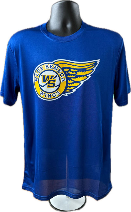 West Seneca Wings Royal AK Short Sleeve Apparel The HOCKEY CONNECTION Youth Small 