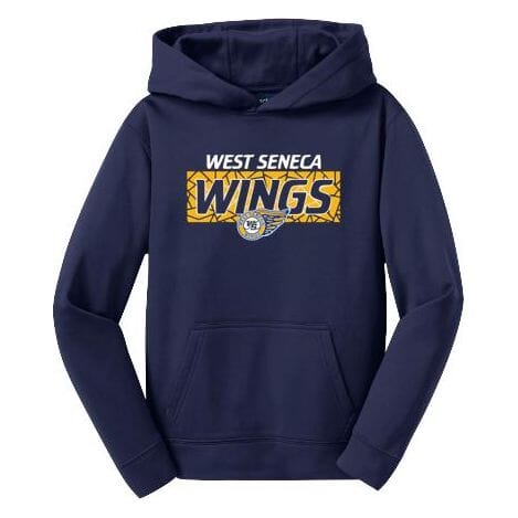 Wings Shatter CCM Hoodie Apparel The HOCKEY CONNECTION Senior XS Navy