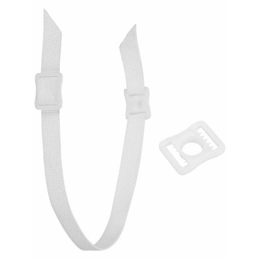 2 Snap Chin Strap Accessories A&R White 