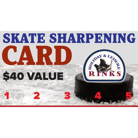 5 for 4 Sharpening Card Sharpening The HOCKEY CONNECTION
