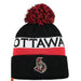 ADIDAS NHL POM KNIT WINTER HAT Hats Adidas Ottawa 