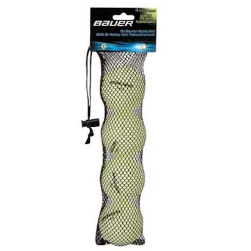 Bauer Hockey Ball 4 Pack Accessories Bauer Glow In The Dark