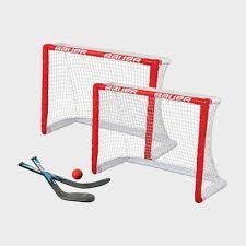 Bauer Knee Hockey Goal Set - Twin Pack Mini Sticks Bauer