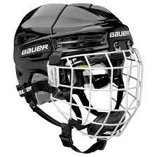 Bauer Re-Akt 100 Youth Helmet Combo '20 Helmets Bauer Black
