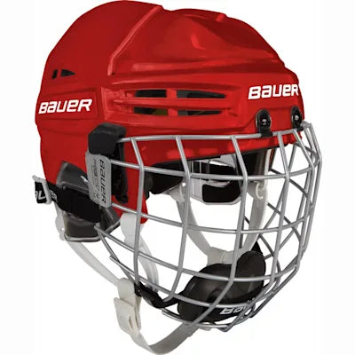 Bauer Re-Akt 100 Youth Helmet Combo '20 Helmets Bauer Red 
