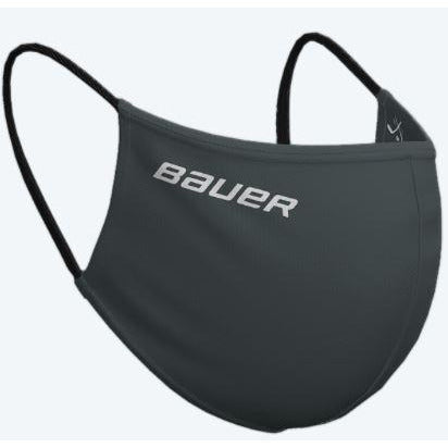 Bauer Reversible Fabric Face Mask '20 Accessories Bauer Grey/Faceoff