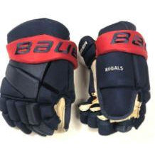 Bauer Team Glove Gloves Bauer "REGALS" Navy Cuff Letters 10" 