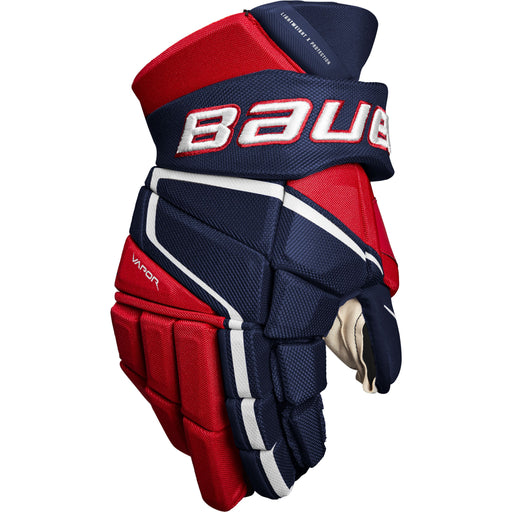 Bauer 800 Series Ice Hockey Sock, Gold w/ Navy & White, Senior S-M