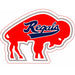 Buffalo Regals Car Sticker Accessories DKM Standing Buffalo 