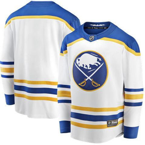 Buffalo Sabres Replica Jersey - Blank NHL Game Wear Outer Wear White Youth S/M 