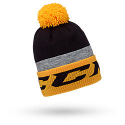 CCM Core Pom Knit '21 Hats CCM Black/Athletic Yellow