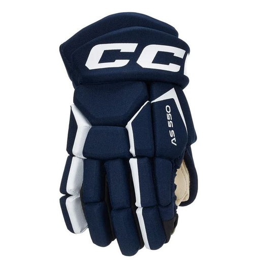 CCM Tacks AS550 Jr Glove '22 Gloves CCM 10" Navy/White 